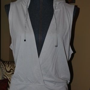 NWOT Victoria's Sport Crossover sleeveless hoodie